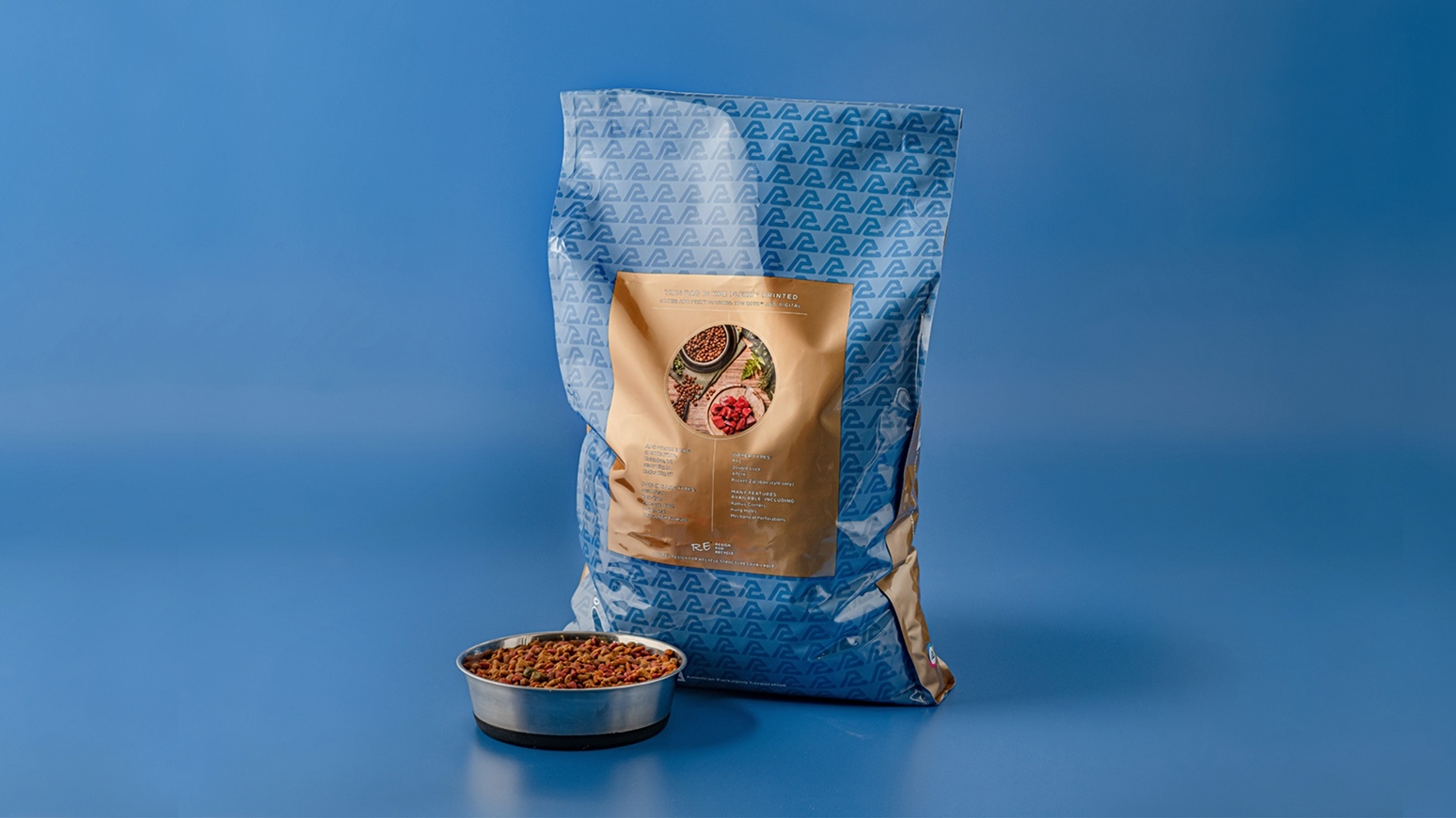 Apc packaging dog food back