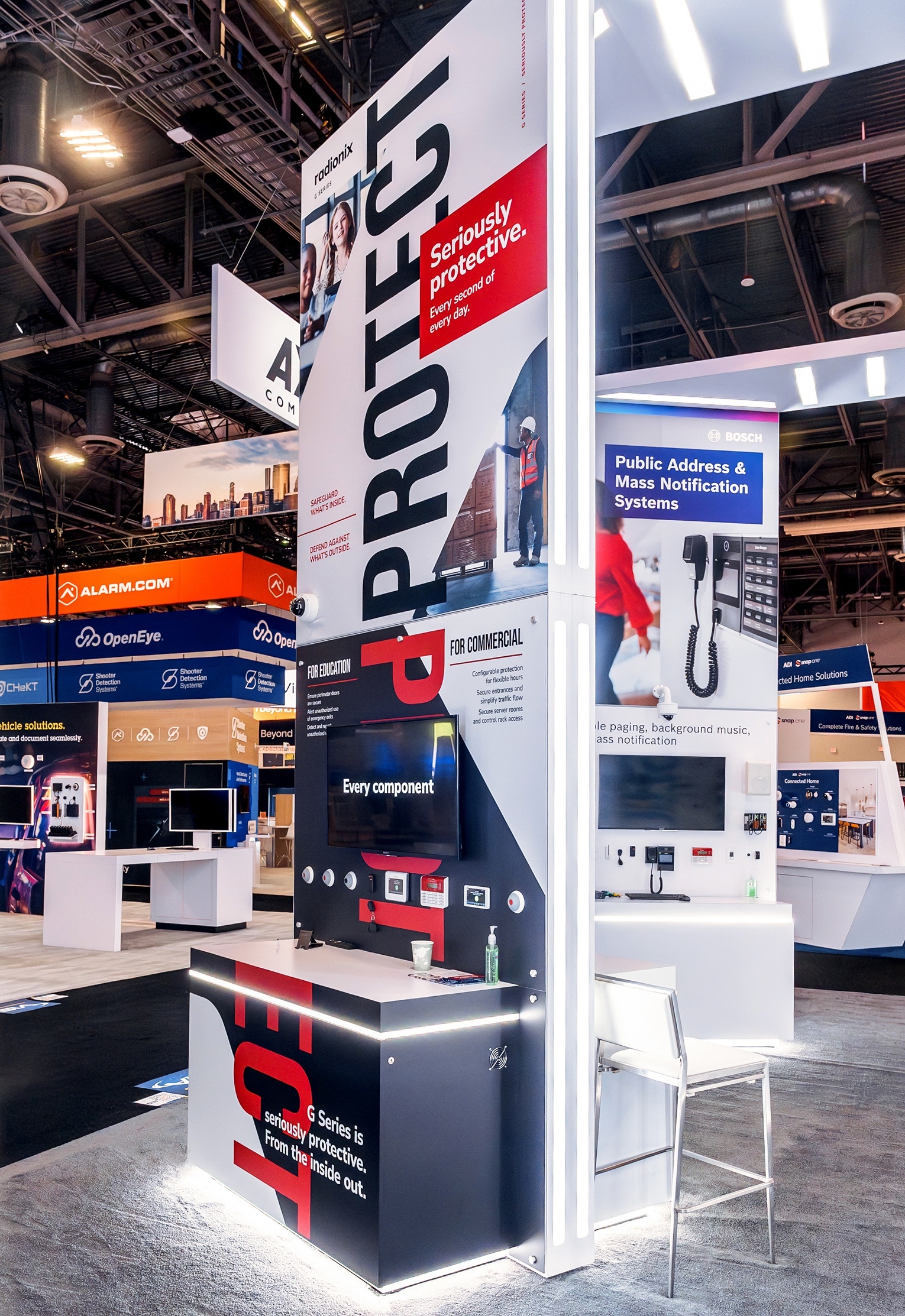 Bosch radionix tradeshow booth 1