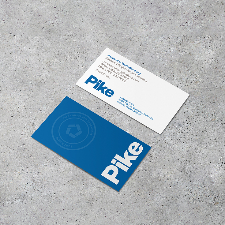 Pike business cards